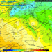 La situazione ad 850 hpa prevista da GFS per Mercoledì 17 Gennaio. Condizioni di tempo variabile con qualche fenomeno sulle aree interne. Temperature in aumento.