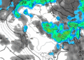 La situazione secondo GFS prevista per la sera di Martedì 2 Luglio. Piogge e rovesci temporaleschi su tutto la Marsica già da metà giornata