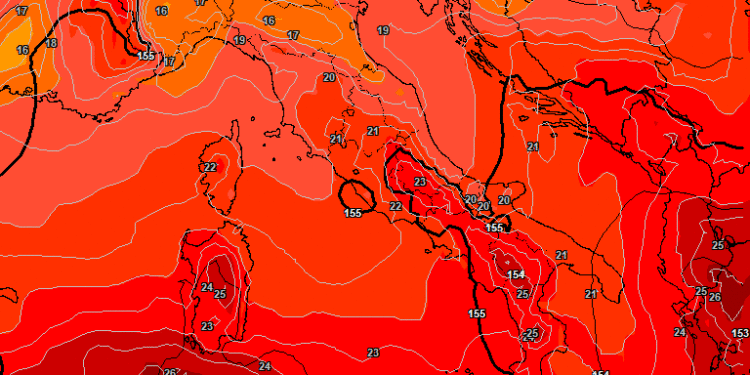 Martedì 9 Luglio, la situazione sarà orientata su condizioni di tempo buono e soleggiato, oltre che con le temperature in aumento.