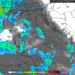 La situazione delle precipitazioni per la serata di Domenica 22. Non sono esclusi dei rovesci sul comparto marsicano