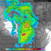 La situazione delle precipitazioni come la vede il modello americano adesso per le prime ore del mattino di Mercoledì 9 Ottobre. Precipitazioni anche forti sulla Marsica