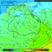 La possibile situazione ad 850 hpa per Martedì 10 alle ore 13:00. Sulla Marsica condizioni di tempo variabile e con la possibilità di qualche debole e veloce fenomeno