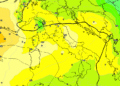 In figura il modello americano GFS mostra la situazione ad 850 hpa prevista per le ore 10:00 di Martedì 17 Dicembre. Giornata soleggiata e stabile ovunque sulla Marsica. Possibilità di gelate e banchi di nebbia al mattino.