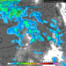 La situazione secondo il modello americano GFS prevista per le ore 16:00 di Martedì 25 Febbraio. Piogge anche moderate sulla Marsica, quota neve oltre i 1400 m circa