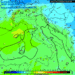 La situazione secondo GFS per le ore 13:00 di Giovedì 6 Febbraio. Sulla Marsica cielo poco nuvoloso con gelate notturne ed al primo mattino