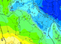 Il momento con i valori minimi del campo termico ad 850 hpa, sembra sarà la serata di Martedì 18. Tuttavia solo vento e cielo poco nuvoloso in quel frangente, sul territorio marsicano