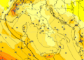 In figura la situazione secondo il modello americano GFS che mostra i valori del campo termico ad 850 hpa per le ore 14:00 di Martedì. Petanto temperature in ripresa specie nei valori massimi e cielo tra poco nuvoloso e variabile con qualche fenomeno tra le aree del carseolano e la Marsica occidentale nel pomeriggio.