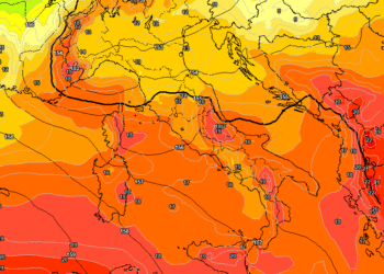 Ad 850 hpa questa potrà essere la situazione secondo GFS che vede tempo bello e con delle temperature di qualche grado oltre la norma