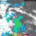 La situazione della nuvolosità, correnti e dei fenomeni previsti da GFS alle ore 02:00 di Mercoledì 15 Ottobre. Saranno possibili dei rovesci moderati su tutta l'area marsicana