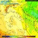 La possibile situazione vista da GFS per Mercoledì 8 Ottobre ad 850 hpa. Tempo generalmente buono e temperature in aumento.