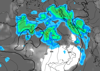 Al momento il modello americano GFS vede la possibilità di qualche fenomeno sul comparto marsicano nel corso della giornata di Mercoledì 17