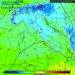 Nel modello matematico (GFS) è raffigurata la situazione ad 850 hpa prevista al mattino di Meroledì 21 Gennaio ove sarà un pochino più freddo dei giorni precedenti e meno di quelli seguenti