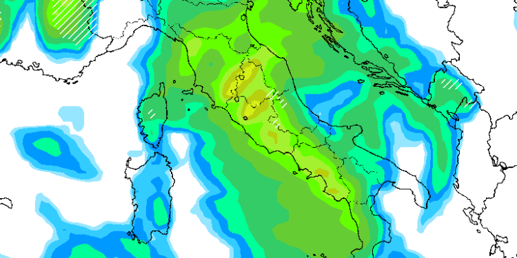 Per Giovedì 12 Febbraio, sarà possibile il passaggio di un fronte perturbato con delle precipitazioni tra moderate e forti. Non particolarmente freddo