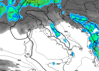 La situazione dei fenomeni alle ore 14:00 di Martedì 28 Aprile. Sulla Marsica addensamenti e possibilità di rovesci da metà giornata a seguire