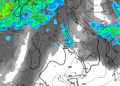 La situazione al riguardo delle precipitazioni alle ore 14:00 di Martedì 2 Giugno. Piogge a carattere di rovescio anche sulle aree marsicane