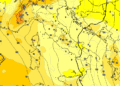 In figura la situazione riferita ad 850 hpa alle ore 14:00 di Mercoledì 20 Maggio. Temperature in aumento e tempo in miglioramento