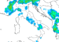 Ecco la possibile situazione alle ore 20:00 di Martedì 23 Giugno. Sulla Marsica, potranno esserci dei deboli rovesci.