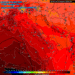 Ecco la situazione ad 850 hpa che vede il modello americano GFS, per le ore 17:00 di Mercoledì 15 Luglio. Sul comparto marsicano è posizionata una +26°c ad 850 hpa. Molto caldo.