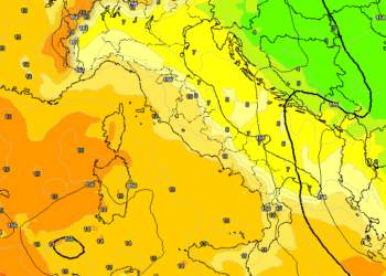 In figura la situazione vista da GFS per le ore 11:00 di Mercoledì 23 Settembre, equinozio d'autunno. Sulla Marsica, condizioni di tempo variabile e temperature in calo