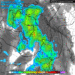 La situazione delle precipitazioni viste da GFS per le ore 05:00 di Mercoledì 21 Ottobre. Possibilità di precipitazioni moderate su tutta la Marsica