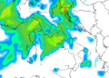 Il modello americano GFS che al momento vede questa situazione in merito alla possibilità delle precipitazioni la mattina di Giovedì 8 Ottobre, che sembrano piuttosto diffuse